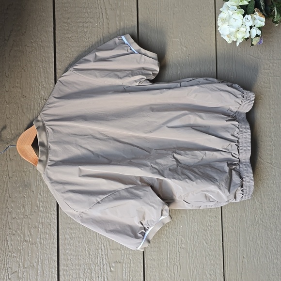 "Deaf And" Nike Collab Nike Short Sleeve Warm Up Jacket Top Button Up Me… - Picture 10 of 11